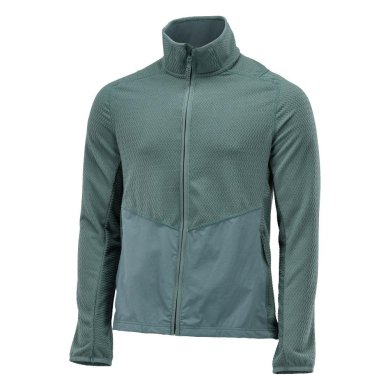 Mikrofleece tröja med blixtlås Herr | Ljus Skogsgrön