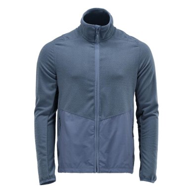 Mikrofleece tröja med blixtlås Herr | Stenblå