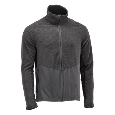 Mikrofleece tröja med blixtlås Herr | Stengrå